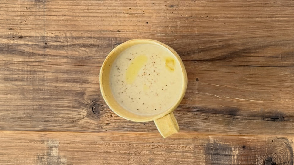 きのことキャベツの和風ポタージュ